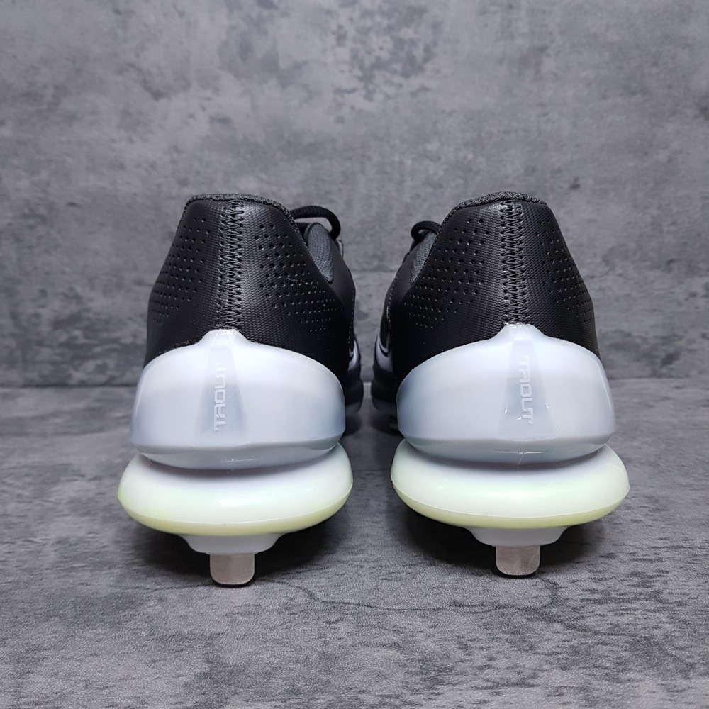 NIKE Force Zoom Trout 8 Pro Metal Baseball Cleats Mens 12 Black CZ5915-010 - Picture 4 of 5